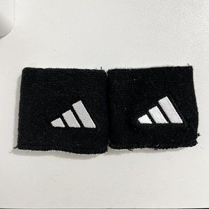 Adidas Reversible Sweat Wristbands, Black, White, Never worn